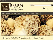 Tablet Screenshot of lollies-sweets.co.uk